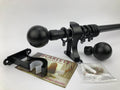 Scarlet Single Curtain Rod Set 2m Black