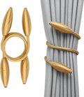 Gold Curtain Clamps for Hanging No Wall Damage 54cm