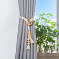 Elegant Wooden Curtain Holdback Modern Luxury Design