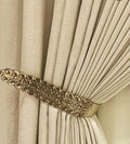 Royal Vintage Metallic Curtain Tieback - Antique Gold Curtain Holdback