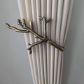 Luxury Tree Branch Metallic Curtain Tieback - Antique Bronze Drapery Holdback