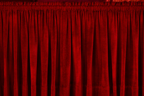 Dark blackout velvet curtains