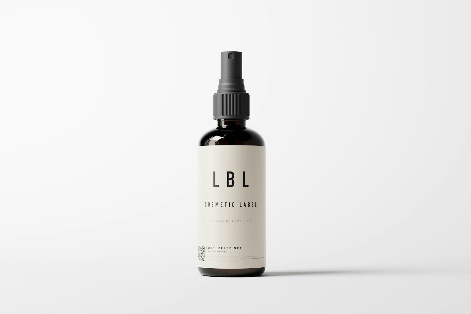 Amber spray bottle for fabric cleaning